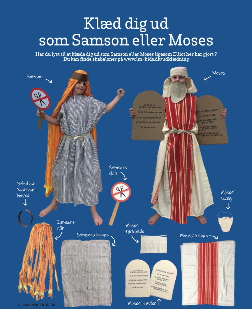 Klæd dig ud som Samson eller Moses